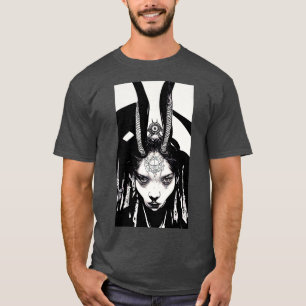 Goatess of the Forest Wiccan Samurai T-Shirt