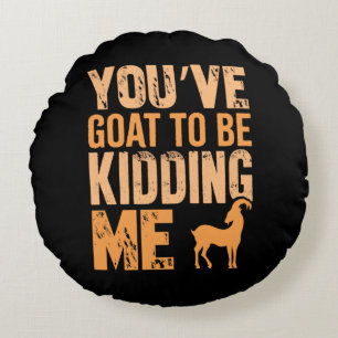 Goatlife Round Pillow