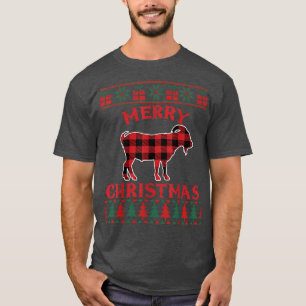 Goatmas Merry Christmas Goat Lovers Ugly Christmas T-Shirt