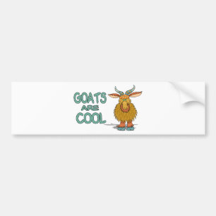 Goats Are Cool Bumper Sticker