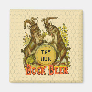 Goats Bock Beer Advertising Magnet