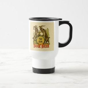 Goats Bock Beer Advertising Travel Mug