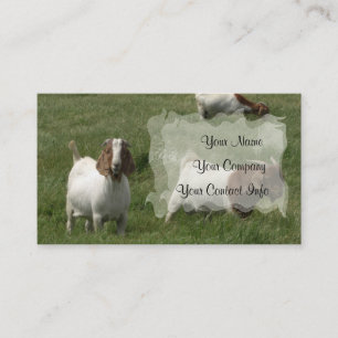 Goats Business Card Template
