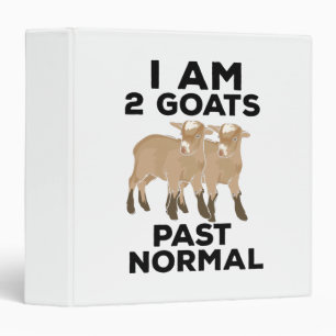 Goats - I Am 2 Goats Past Normal Binder