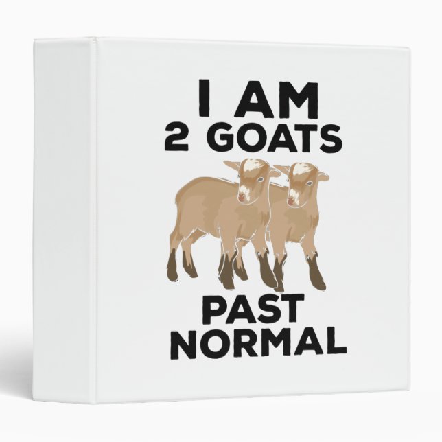 Goats - I Am 2 Goats Past Normal Binder (Front/Spine)
