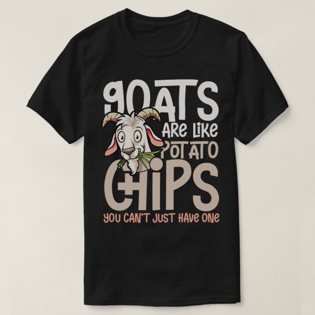 Goats potato chips T-Shirt (Design Front)