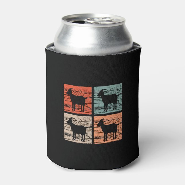 Goats Retro Can Cooler (Can Front)