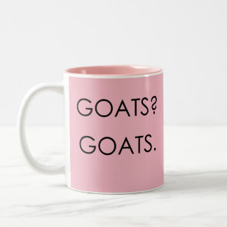GOATS ROCK | by TotallyGoatally™ Two-Tone Coffee Mug