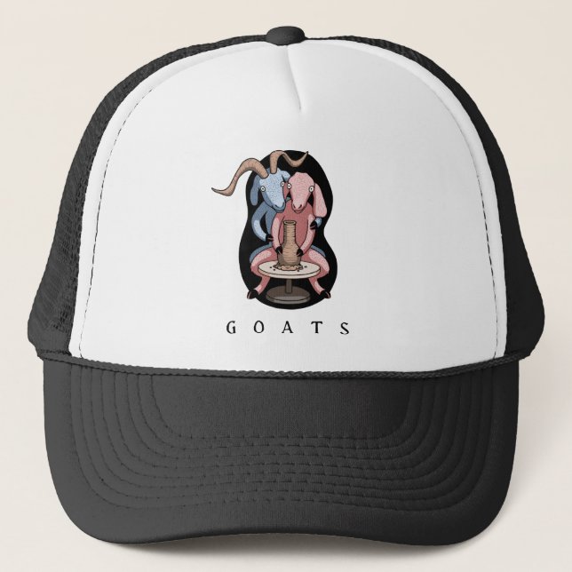 Goats Trucker Hat (Front)