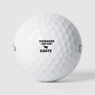 GOATS WEEKEND GOLF BALLS