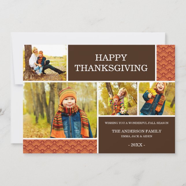GOBBLE | CARTE PHOTO DE REMERCIEMENT (Devant)