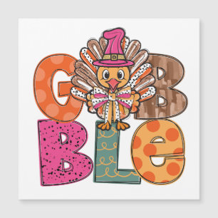 Gobble Funny Thanksgiving Turkey Dinner Fun Kids b