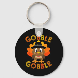 Gobble Gifts Thanksgiving S Women Men Toddler Girl Keychain