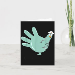 Gobble Gobble Funny Thanksgiving Nurse Humor Card