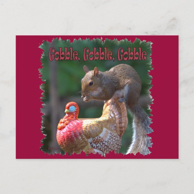 Gobble Gobble Postcard (Front)