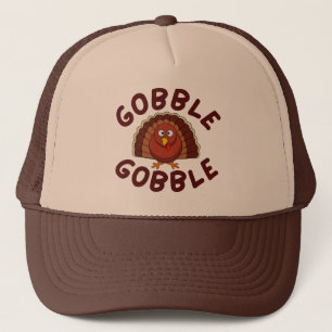 Gobble Gobble Thanksgiving Trucker Hat