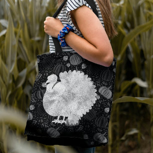 Gobble Gobble Till You Wobble Funny Thanksgiving Tote Bag