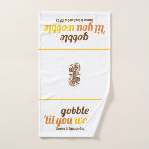 Gobble 'jusqu'à ce que vous tourbillonniez typogra