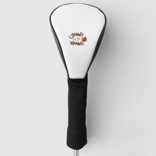 Gobble til you Wobble Funny Thanksgiving Day Turke Golf Head Cover