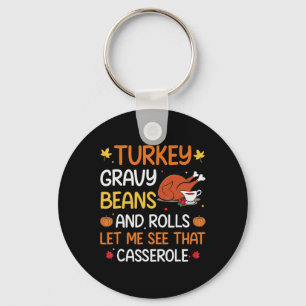 Gobble Til You Wobble Turkey Pilgrim Boys Men Than Keychain