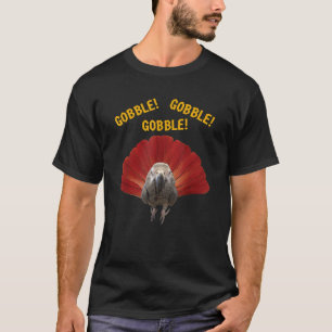 Gobble Turkey Thanksgiving African Grey Parrot T S T-Shirt