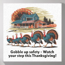 Gobble Up Safety – Retro Thanksgiving