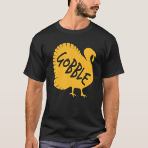 Gobble  Women Thanksgiving Turkey  Kids Toddler T-Shirt