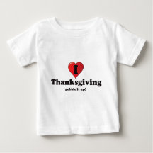 Gobbling It Up Funny Thanksgiving Turkey