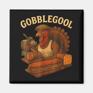 Gobbol Turkey Thanksgiving  Magnet