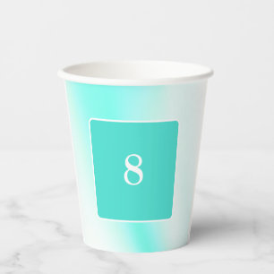 Gobelet en papier personnalisable "Aqua doux" pour