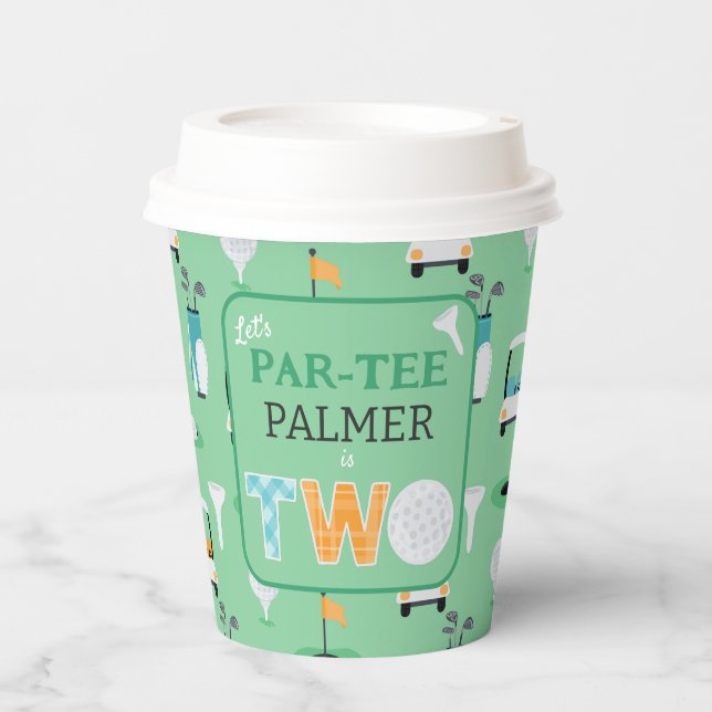 Gobelets En Papier 2e anniversaire du Parcours de golf (Recto)
