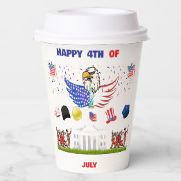 Gobelets En Papier 4 juillet