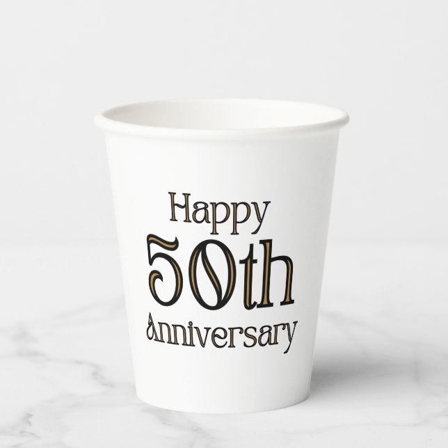 Gobelets En Papier 50e Anniversary (Recto)