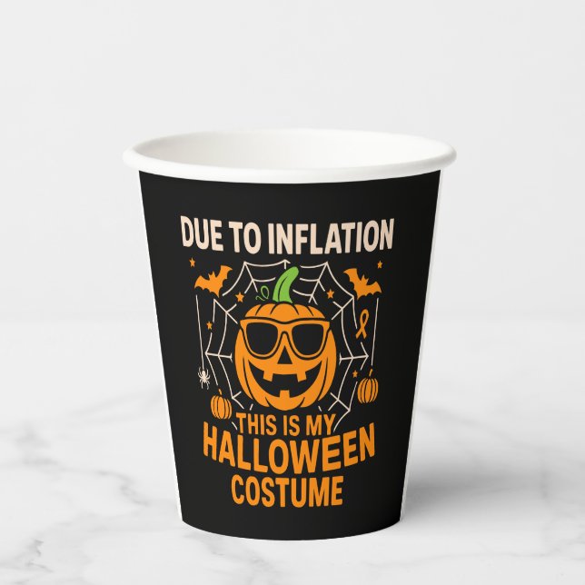 Gobelets En Papier A cause de l'inflation, voici mon Halloween (Recto)