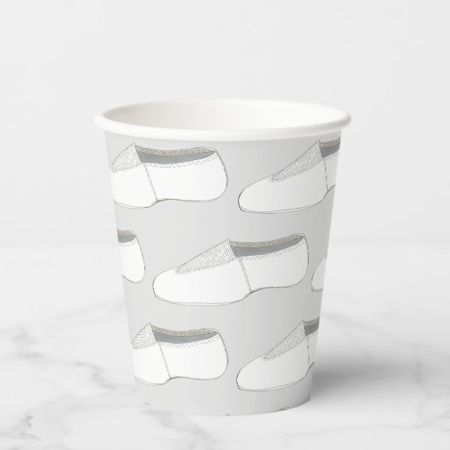 Gobelets En Papier Acro acroatics Gymnaste Dance Chaussure Anniversai (Recto)