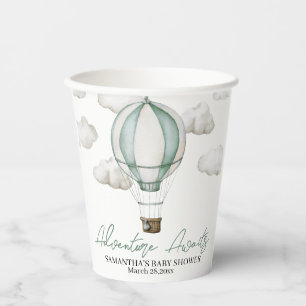 Gobelets En Papier Adventure Await Baby shower tasse en papier