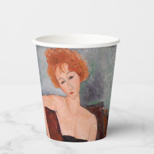 Gobelets En Papier Amedeo Modigliani - Robe de soirée pour filles rou