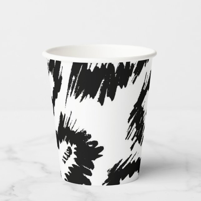 Gobelets En Papier Animal print pattern (Recto)