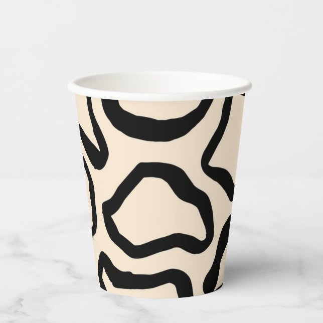 Gobelets En Papier Animal print pattern (Recto)