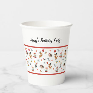 Gobelets En Papier Animaux de fête