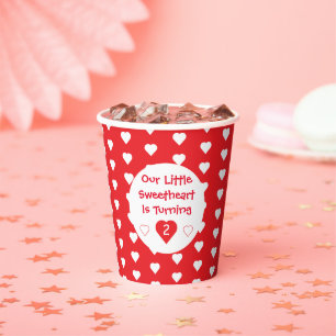 Gobelets En Papier Anniversaire du petit amoureux
