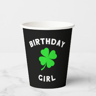 Gobelets En Papier Anniversaire Jour de la Saint Patrick Pour Filles