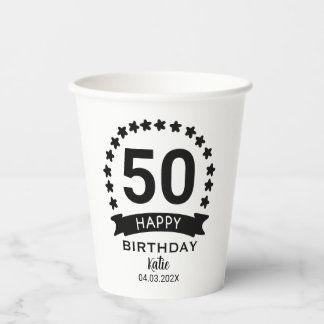 Gobelets En Papier Anniversaire personnalisé