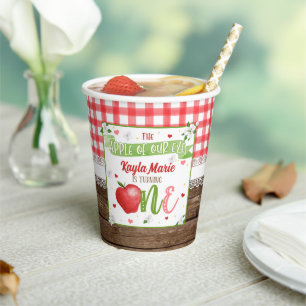 Gobelets En Papier Apple First Birday Party Cup - Apple of Our Eye