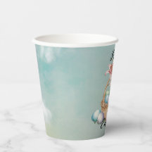 Aquarelle Lily & Oeufs Pastel avec lapin dans le p