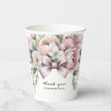 Arceau Coquette & Pivoine Baby Shower Aquarelle
