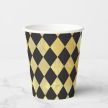 Arlequin Vintage en or et noir