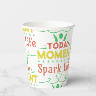 Gobelets En Papier Aujourd'hui Moment, Sac fourre-tout Spark Life