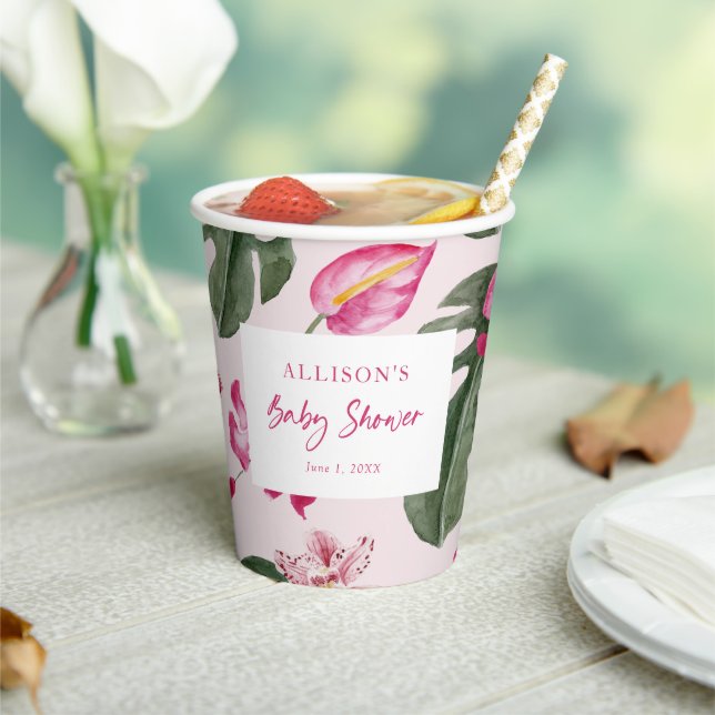 Gobelets En Papier Baby-Shopping Tropical (Insitu)