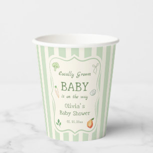 Gobelets En Papier Baby shower cultivé localement
